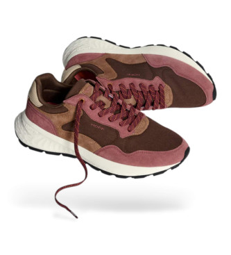 HOFF Sneakers City Mkii in pelle bordeaux