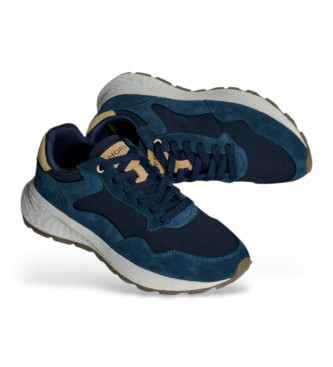 HOFF Sneakers City Mkii in pelle blu navy