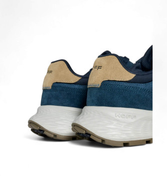 HOFF Sneakers City Mkii in pelle blu navy