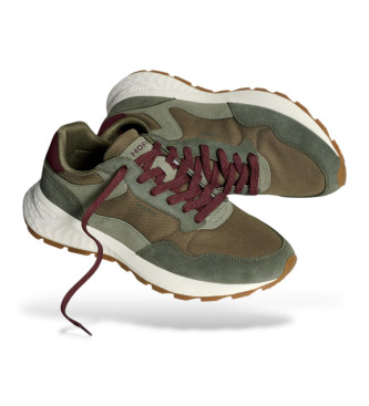 HOFF Sneakers City Mkii in pelle verde
