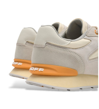 HOFF Sneakers in pelle grigia retr� da citt�