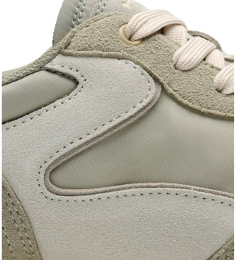 HOFF Sneakers in pelle verde retr� da citt�