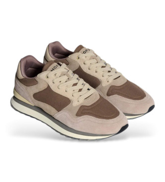 HOFF Sneakers City Sidney in pelle marrone