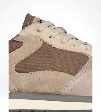 HOFF Sneakers City Sidney in pelle marrone