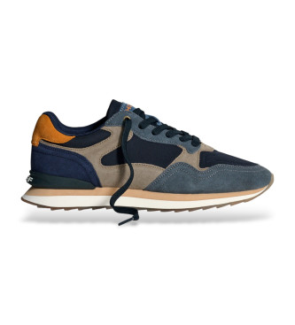 HOFF City Venice Leder Turnschuhe navy
