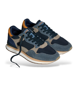 HOFF City Venice Leder Turnschuhe navy