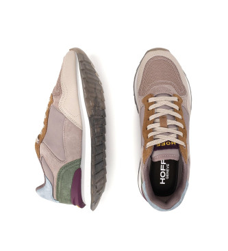 HOFF Geneve multicoloured leather trainers