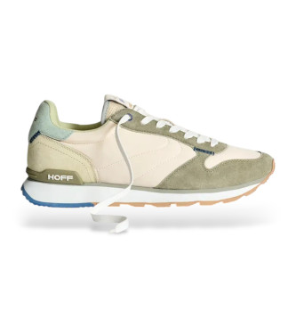 HOFF Girga green leather trainers