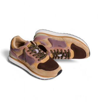 HOFF Kracow Bruin Leren Sneakers