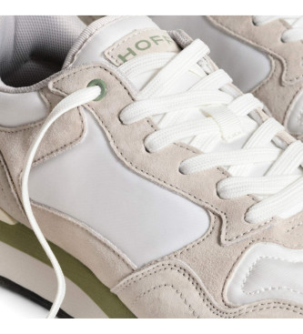 HOFF Naousa beige leren sportschoenen