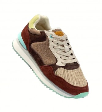 HOFF Osaka Brown leather sneakers