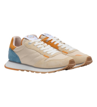 HOFF Sparta beige leather trainers
