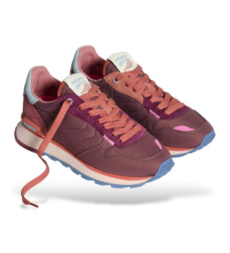 HOFF Maroon Track & Field skórzane buty treningowe