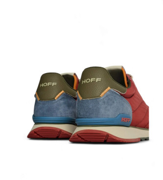 HOFF Sneakers in pelle rossa da pista e campo