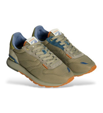 HOFF Sneakers in pelle verde da pista e campo
