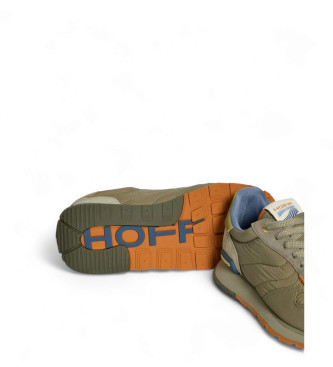 HOFF Sneakers in pelle verde da pista e campo