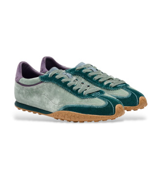 HOFF Sneakers in pelle di velluto verde