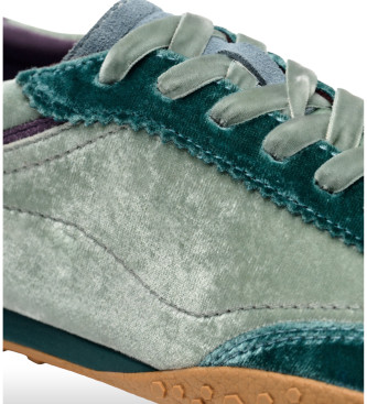 HOFF Sneakers in pelle di velluto verde
