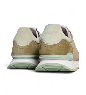HOFF Xanthos Brown Leather Sneakers