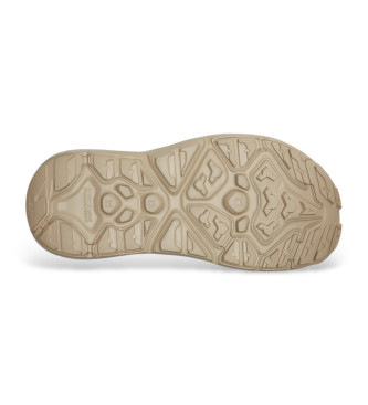 HOKA U Hopara beige sandalen