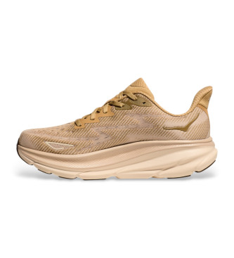 HOKA Clifton 9 Schuhe beige