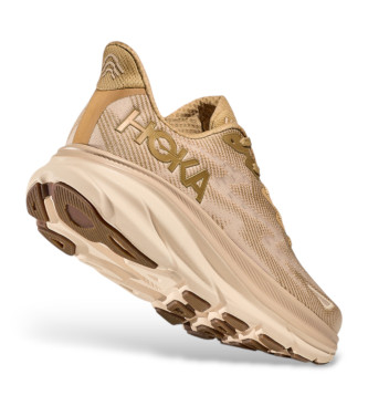 HOKA Clifton 9 Schuhe beige