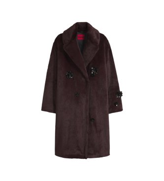 HUGO Manteau Minte marron