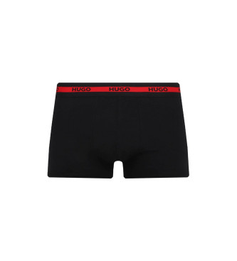 HUGO Set van 3 zwarte casual boxers