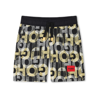 HUGO Baador Surf negro, amarillo