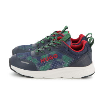 HUGO Sneakers con logo blu