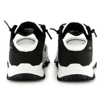HUGO Zapatillas de lona blanco, negro