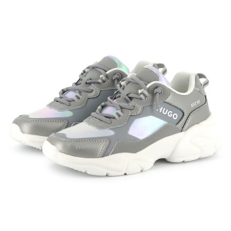 HUGO Zapatillas iridiscentes gris 