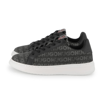 HUGO Czarne buty sportowe z logo