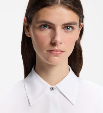 HUGO Blouse Endeka wit
