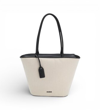 HUGO Shopper-taske i beige l�rred
