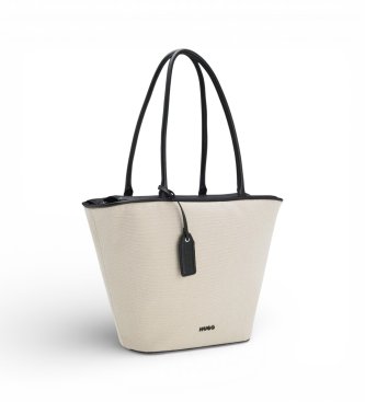 HUGO Shopper-taske i beige l�rred