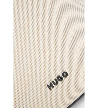 HUGO Shopper-taske i beige l�rred