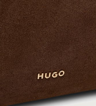 HUGO Sac tote Cymbeline marron foncé