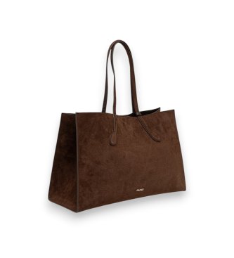 HUGO Sac tote Cymbeline marron foncé