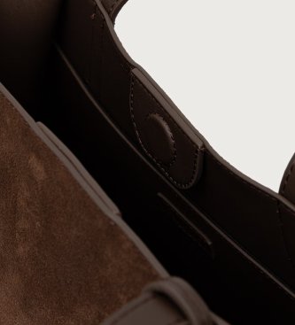 HUGO Sac tote Cymbeline marron foncé