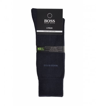 BOSS Pack of 2 RS Uni CC navy socks