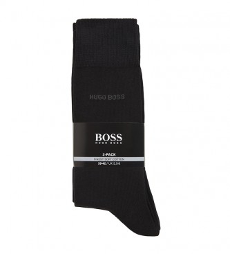 BOSS Confezione da 3 calze RS Uni SP CC - 50388453 nero