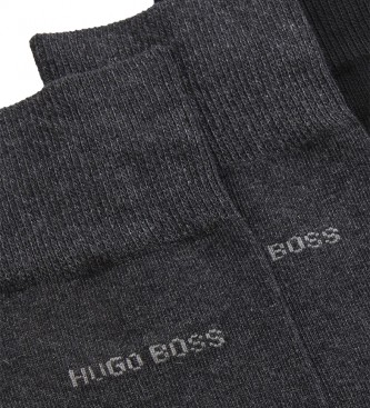 BOSS Confezione da 3 calze RS Uni SP CC - 50388453 nero, grigio