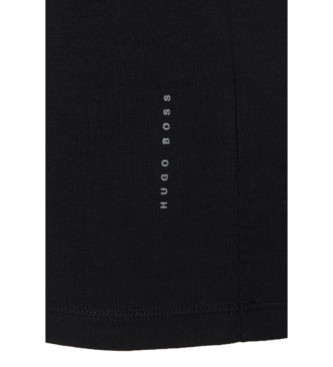 BOSS T-shirt vertical logo black
