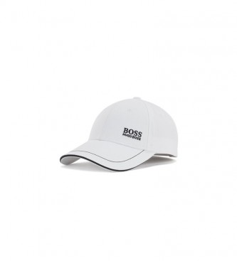 BOSS Cotton Twill Baseball Cap with White Embroidered Logo