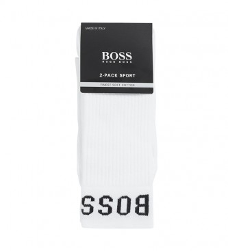 BOSS Pack of 2 RS Sport CC Socks - 50388454 white