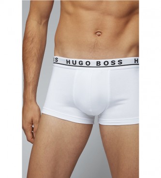 BOSS Pacote de 3 Boxer shorts CO/EL 50325403 branco