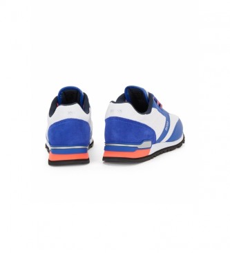 BOSS Parkour Sneakers azul, branco