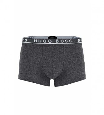 BOSS 3er-Pack Boxershorts aus Baumwolle mit Logo grau, schwarz