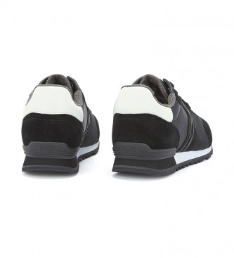 BOSS Parkour Runn nymx2 sapatos de couro preto